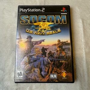 SOCOM U S Navy SEALs PlayStation 2 PS2 Game Complete with Manual